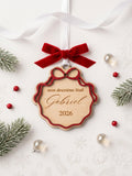 Décoration de Noël personnalisée en bois