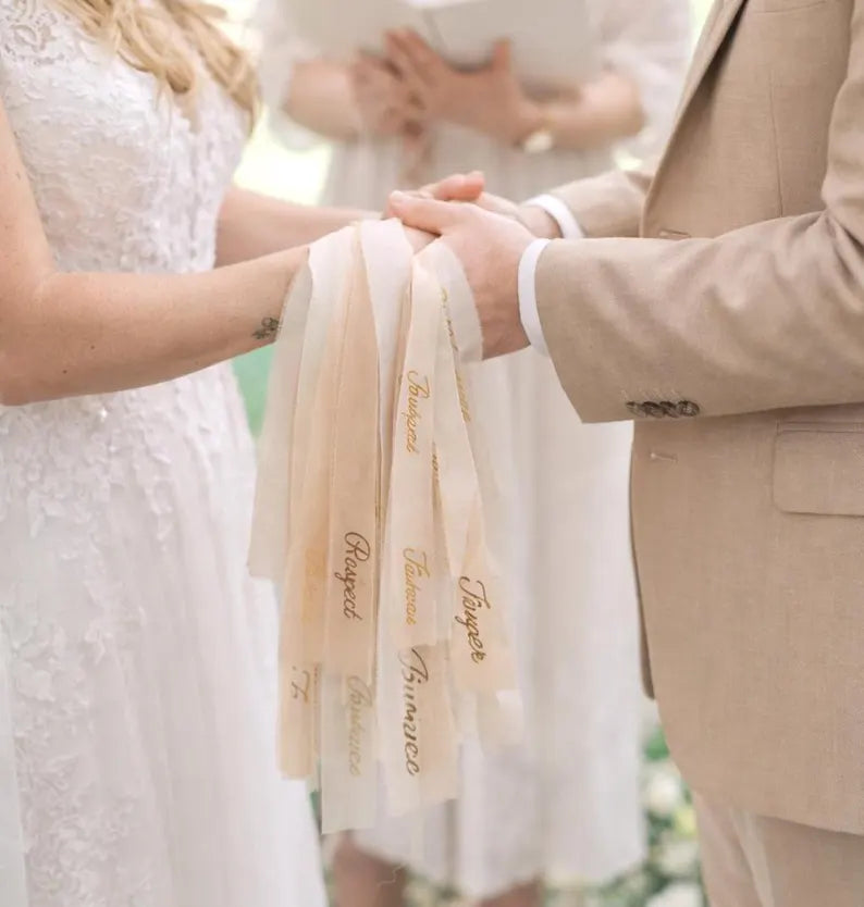 Rituel des Rubans Mariage Personnalisé
